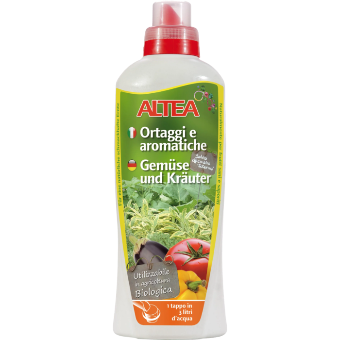 Concime liquido per ortaggi e aromatiche biologico Concime liquido per ortaggi e aromatiche biologico