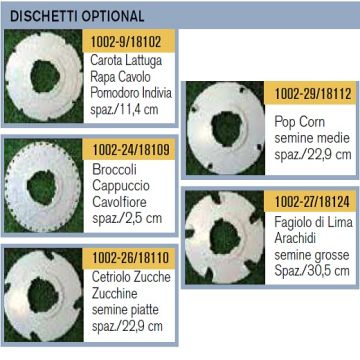 DISCHI SEMINATORI PER SEMINATRICE EARTH WAY - 56071-