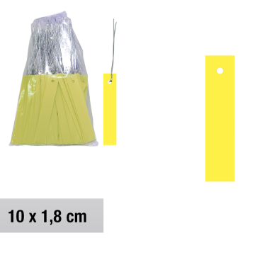 ETICHETTE IN PLASTICA CON FILO ZINCATO (h 1,8 cm) - 57771-